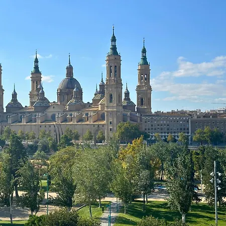 Dos Torres Galatea - Las Mejores Vistas De Zaragoza Lägenhet *